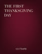 The First Thanksgiving Day Unison choral sheet music cover